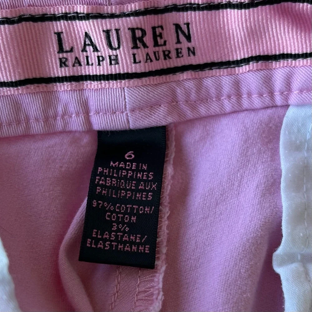 •Lauren Ralph Lauren• Ladies Light Pink Bermuda Shorts - Size 6